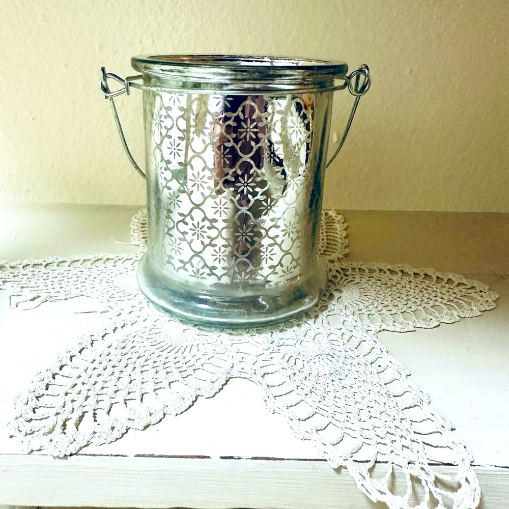 Silver Candle Holder